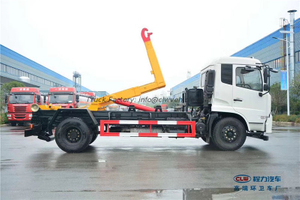 Hook Arm Garbage Compactor Truck Garbage Collection