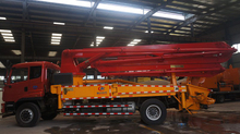 clw construction small size 28m mounted concrete pump cement pump truck