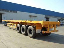 China made 3 axles 20ft 40ft container semi-trailer for freight transporting